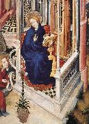 The Annunciation (detail ff BROEDERLAM, Melchior